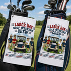 Custom Labor Day Golf Towel, Personalized Golf Weekend Crew Towel – product photo 8