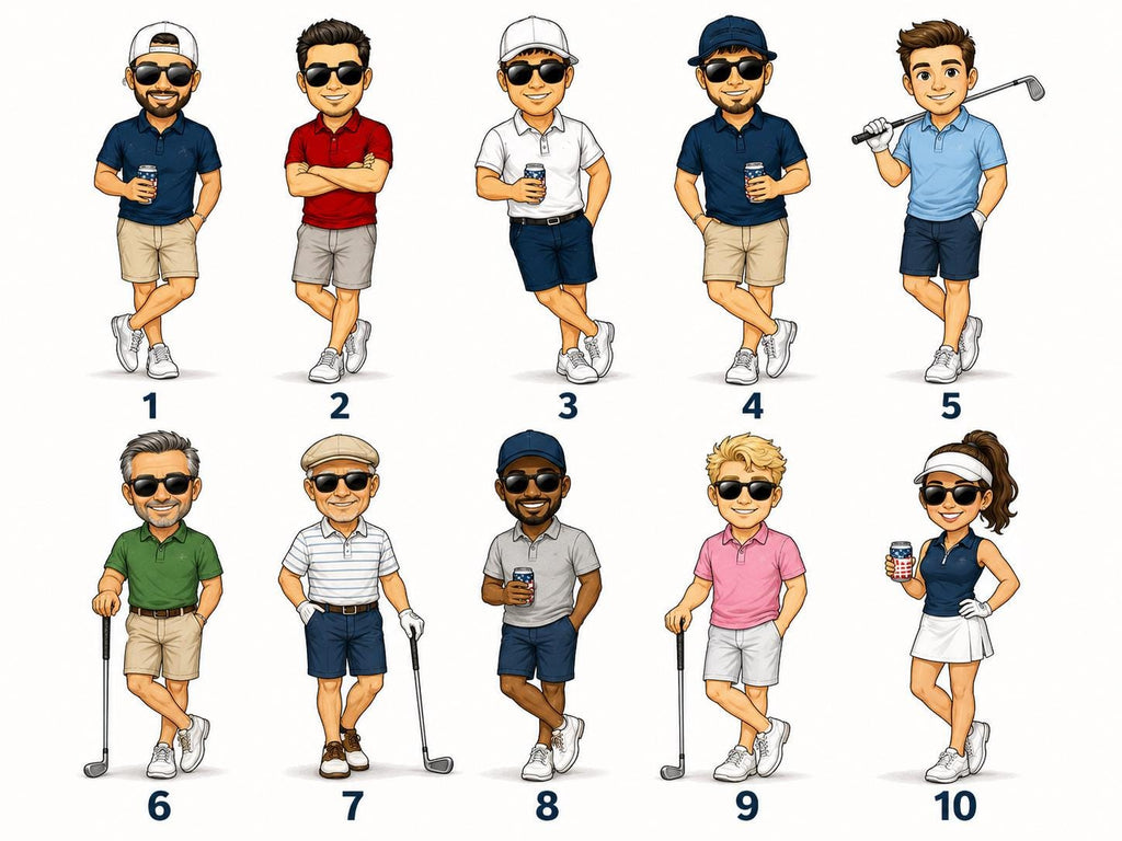 Custom Labor Day Golf Towel, Personalized Golf Weekend Crew Towel, Custom Character Golfer Gift - product image 2