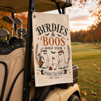 Halloween Golf Towel, Birdies And Boos Golf Club Towel – product photo 6