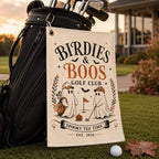 Halloween Golf Towel, Birdies And Boos Golf Club Towel – main product view