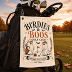 Halloween Golf Towel, Birdies And Boos Golf Club Towel – product photo 10