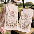 Golf Mom Social Club Towel, Personalized Pink Golf Towel, Custom Women Golfer Gift – product photo 9