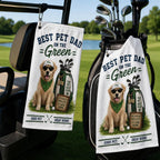 Custom Pet Photo Golf Towel, Best Pet Dad On The Green – product photo 8