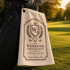 Weekend Golf Society Towel, Personalized Golf Club Towel – product photo 7