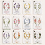 Birth Flower Golf Towel, Personalized Monogram Golf Bag Towel – product photo 2