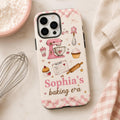 Personalized Baking Phone Case, Custom Name Tough Case, Baker Gift For Her