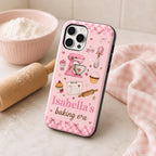 Personalized Baking Phone Case, Custom Name Tough Case, Baker Gift For Her