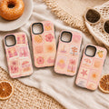 Summer Stamp Phone Case, Pink Beach iPhone Case, Coquette Coastal Travel Case Gift