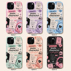Personalized Playlist Tough Phone Case, Custom Name Music Lover Case