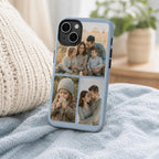 Custom Photo Collage Phone Case, Personalized Family Picture iPhone Case, Mom Photo Gift