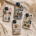 Custom Photo Collage Phone Case, Personalized Family Picture iPhone Case, Mom Photo Gift