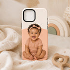Custom Baby Photo Phone Case, Personalized Kids Picture iPhone Case, Photo Gift For Mom Dad