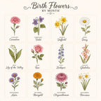 Personalized Birth Flower Acrylic Book Vase – product photo 2