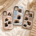 Custom Best Friend Photo Case, Personalized Polaroid Collage iPhone Case, Friendship Gift
