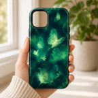 Ethereal Butterfly Phone Case, Green Botanical iPhone Case, Fairycore Nature Case Gift