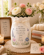 Personalized Open When Ceramic Flower Vase – main product view