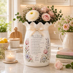 Personalized How I Love You Ceramic Vase – main product view