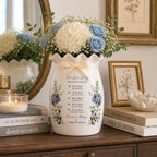 Personalized Love Story Milestone Ceramic Vase – main product view