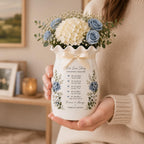 Personalized Love Story Milestone Ceramic Vase – product photo 9