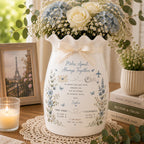 Personalized Long Distance Ceramic Vase – main product view