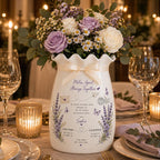 Personalized Long Distance Ceramic Flower Vase – product photo 7