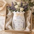 Personalized Long Distance Ceramic Flower Vase, Custom Miles Apart Gift, Friendship or Couple Keepsake - product image 1