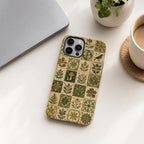 Custom Tile Phone Case, Mediterranean Mosaic Phone Cover, Floral Talavera Case, Personalized Boho iPhone Gift For Her