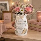 Personalized Granddaughter Ceramic Flower Vase – main product view