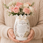 Personalized Granddaughter Ceramic Flower Vase – product photo 8