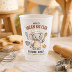 Personalized Kids Career Frosted Cups, Dream Big Animal Cup, Custom Name Birthday Party Favor, Preschool Graduation Gift