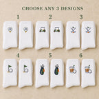 Personalized Golf Socks 3 Pack, Custom Initial Embroidered Crew Socks, Build Your Own Golf Gift for Dad Husband Grandpa Golfer