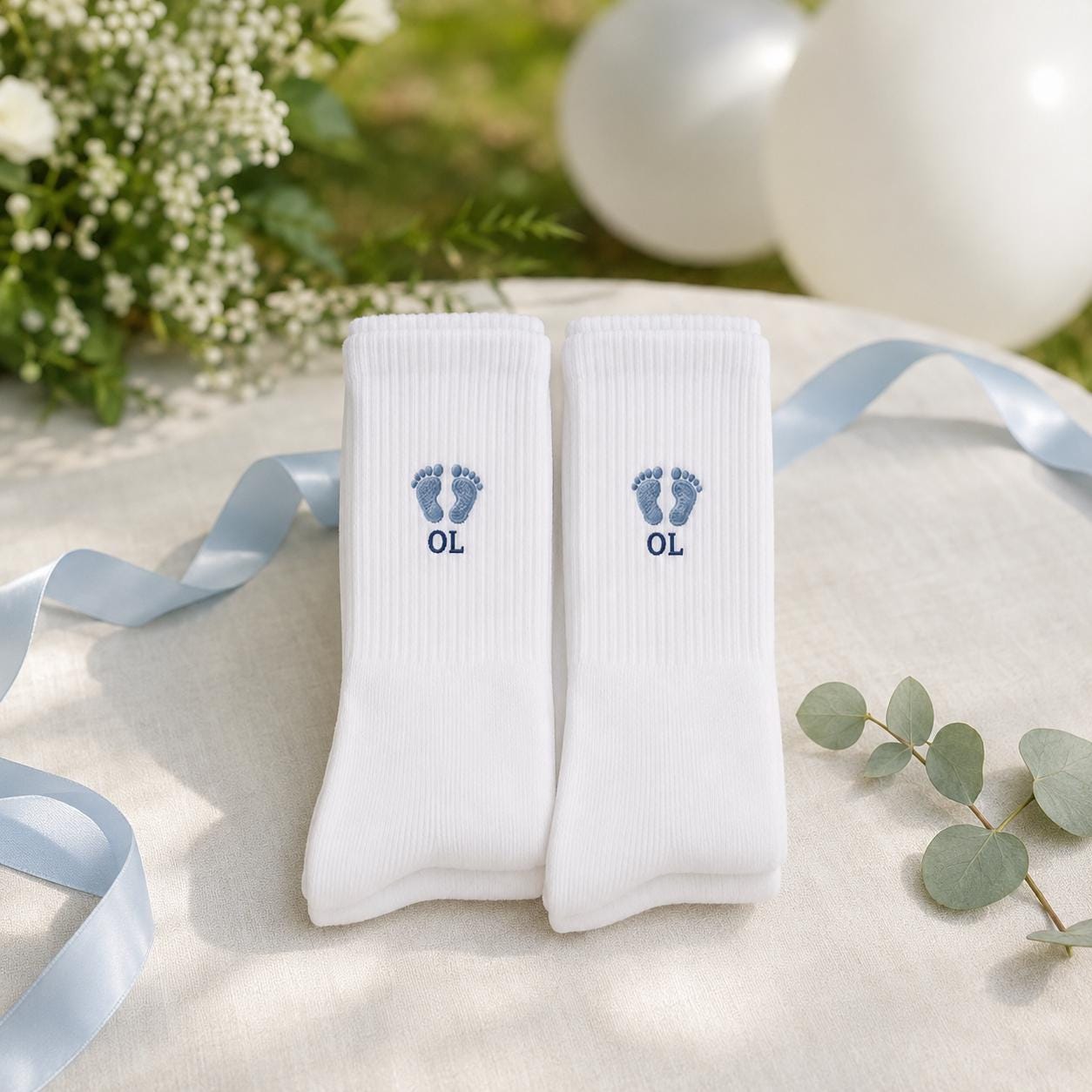 Personalized New Dad Socks, Custom Dad Est 2026 Embroidered Crew Socks, First Father’s Day Pregnancy Announcement Gift