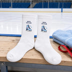 Personalized Ice Skating Embroidered Socks, Custom Figure Skater Gift, Skating Coach Gift, Ice Rink Team Socks