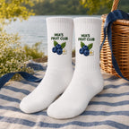 Personalized Fruit Embroidered Socks, Custom Name Summer Fruit Club Socks, Citrus Lover Gift, Farmers Market Gift, Group Socks