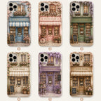 Personalized Bookshop Phone Case, Custom Name iPhone Case, Cozy Bookstore Floral Phone Cover, Book Lover Gift for Her