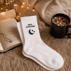 Personalized After Dark Embroidered Socks, Custom Night Out Club Socks, Bachelorette Party Gift, Birthday Girls Night Favors