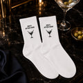 Personalized After Dark Embroidered Socks, Custom Night Out Club Socks, Bachelorette Party Gift, Birthday Girls Night Favors