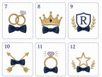 Ring Bearer Embroidered Handkerchief, Personalized Wedding Hanky, Satin Lace Keepsake Gift for Ring Bearer
