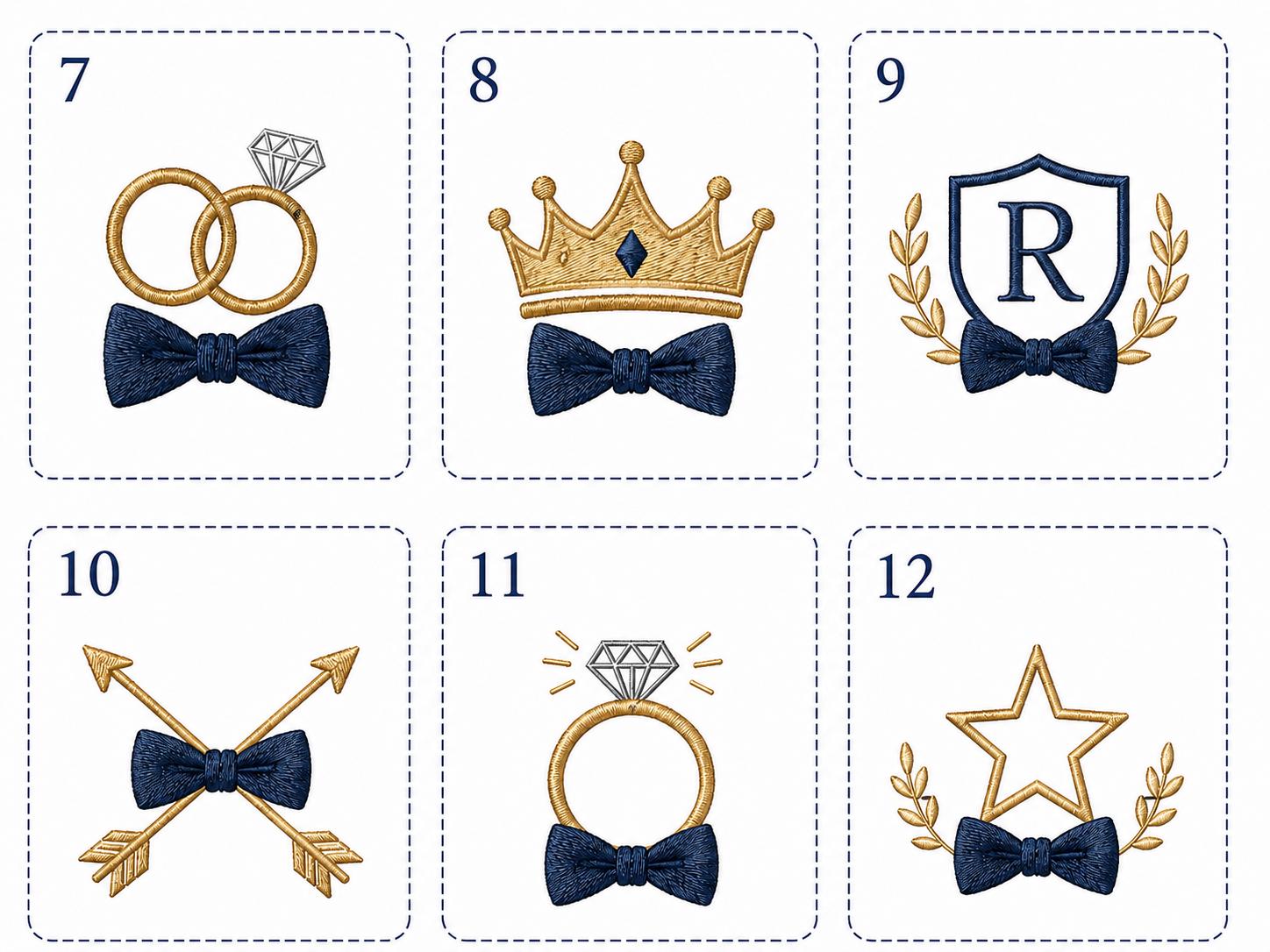 Ring Bearer Embroidered Handkerchief, Personalized Wedding Hanky, Satin Lace Keepsake Gift for Ring Bearer