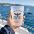 Personalized Coastal Reunion Frosted Cups, Custom Family Reunion Cups, Beach House Party Favors, Seaside Vacation Drinkware