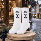 Personalized Ski Club Embroidered Socks, Custom Name Apres Ski Gift, Ski Trip Socks, Winter Cabin Gift, Snow Vacation Group Gift