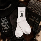 Personalized After Dark Embroidered Socks, Custom Night Out Club Socks, Bachelorette Party Gift, Birthday Girls Night Favors