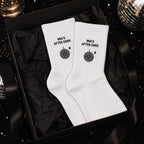 Personalized After Dark Embroidered Socks, Custom Night Out Club Socks, Bachelorette Party Gift, Birthday Girls Night Favors