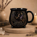 Personalized Midnight Spellkeeper Cauldron Mug, Custom Witch Book Lover Gift, Gothic Apothecary Coffee Cup
