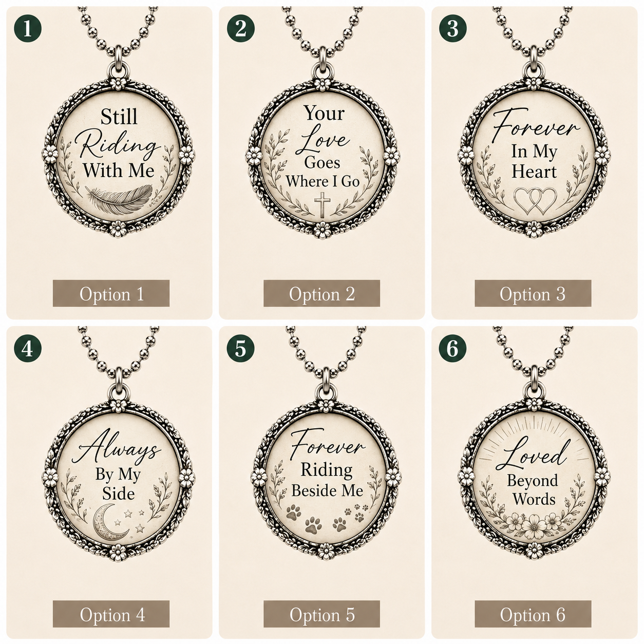 Personalized Memorial Photo Car Charm, Vintage Floral Frame, Wing Dangle